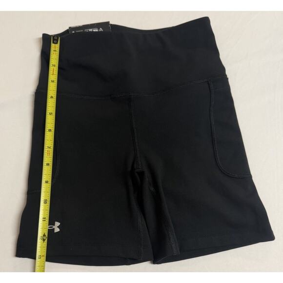 Under Armour Heat Gear women’s Shorts Size XS 3" Inseam Volleyball Black NWT - Picture 7 of 9